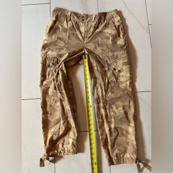 Ralph Lauren Camo Cargo Pants Lightweight Cotton Safari style size 8 - Picture 7 of 9
